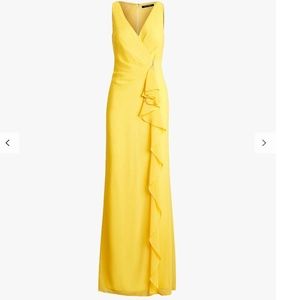 Lauren Ralph Lauren chiffon evening dress
